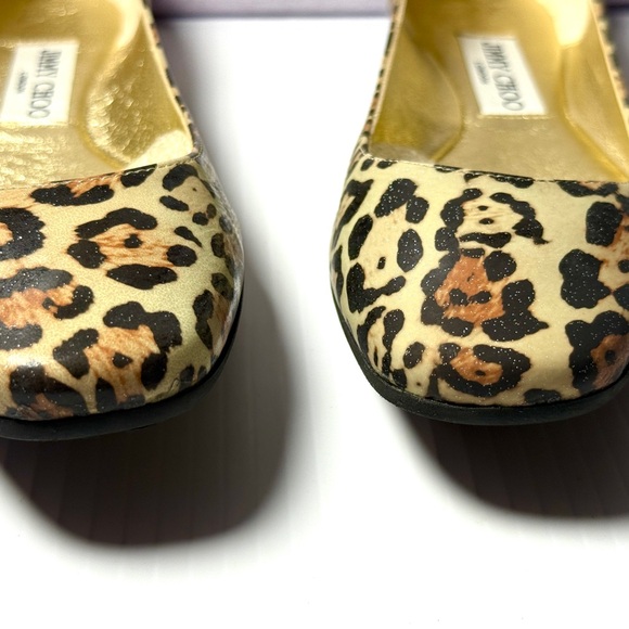 Jimmy Choo Animal Print Flats - Picture 3 of 7